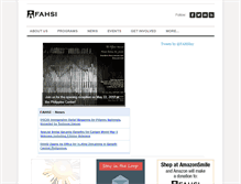 Tablet Screenshot of fahsi.org
